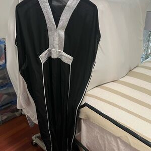 Black and Silver Kaftan